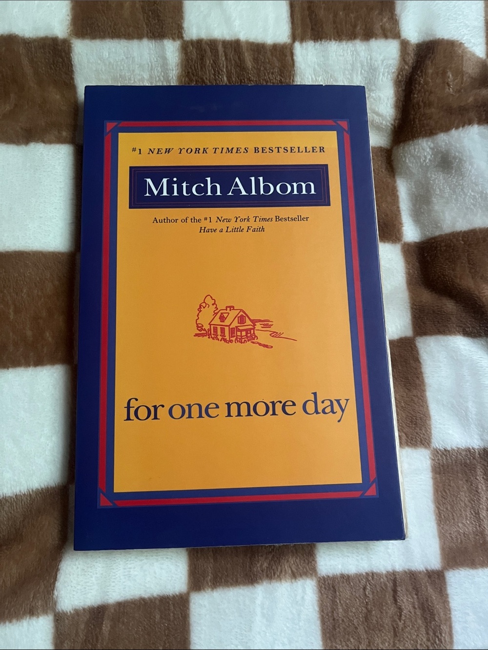 Mitch Albom "For One More Day" - Blue and Orange Paperback